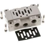 YPC SIB42-S. Anschlussplatte ISO 5599-1 Größe 1, G 3/8"