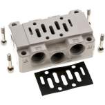 YPC SIB43-S. Anschlussplatte ISO 5599-1 Größe 1, G 1/2"