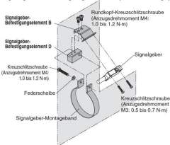 SMC BA8-040. Signalgeberbefestigung