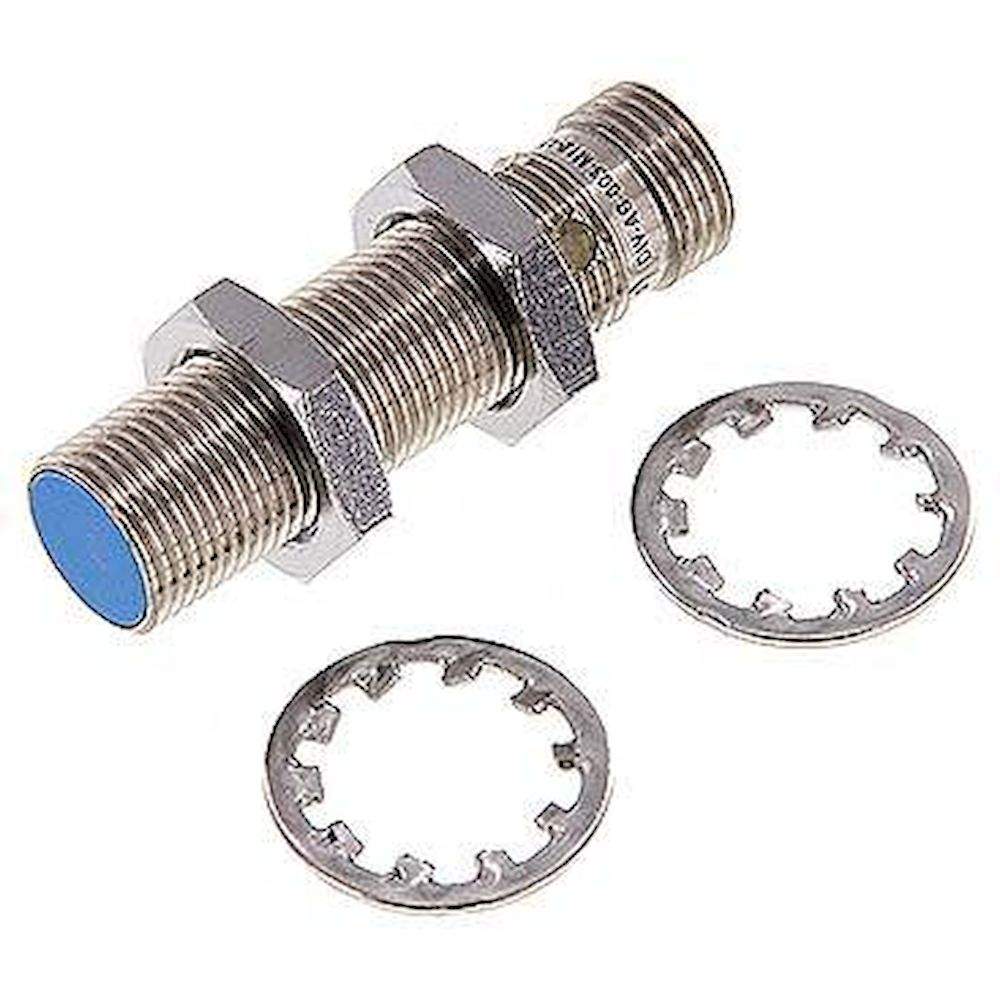 Ind. proximity switch, M 12, SN2 - M 12 plug (A-coded, 4-pole)