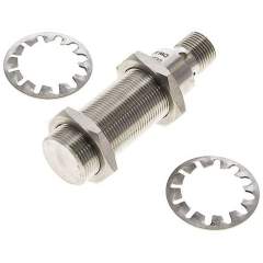 Ind. proximity switch, M 18, SN10 - M 12 plug (A-coded, 4-pole)