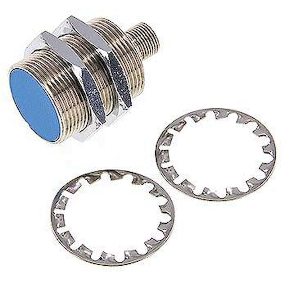 Ind. Näherungschalter, M 30, SN10 - M 12-Stecker (A-codiert, 4-polig)