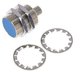 Ind. proximity switch, M 30, SN10 - M 12 plug (A-coded, 4-pole)