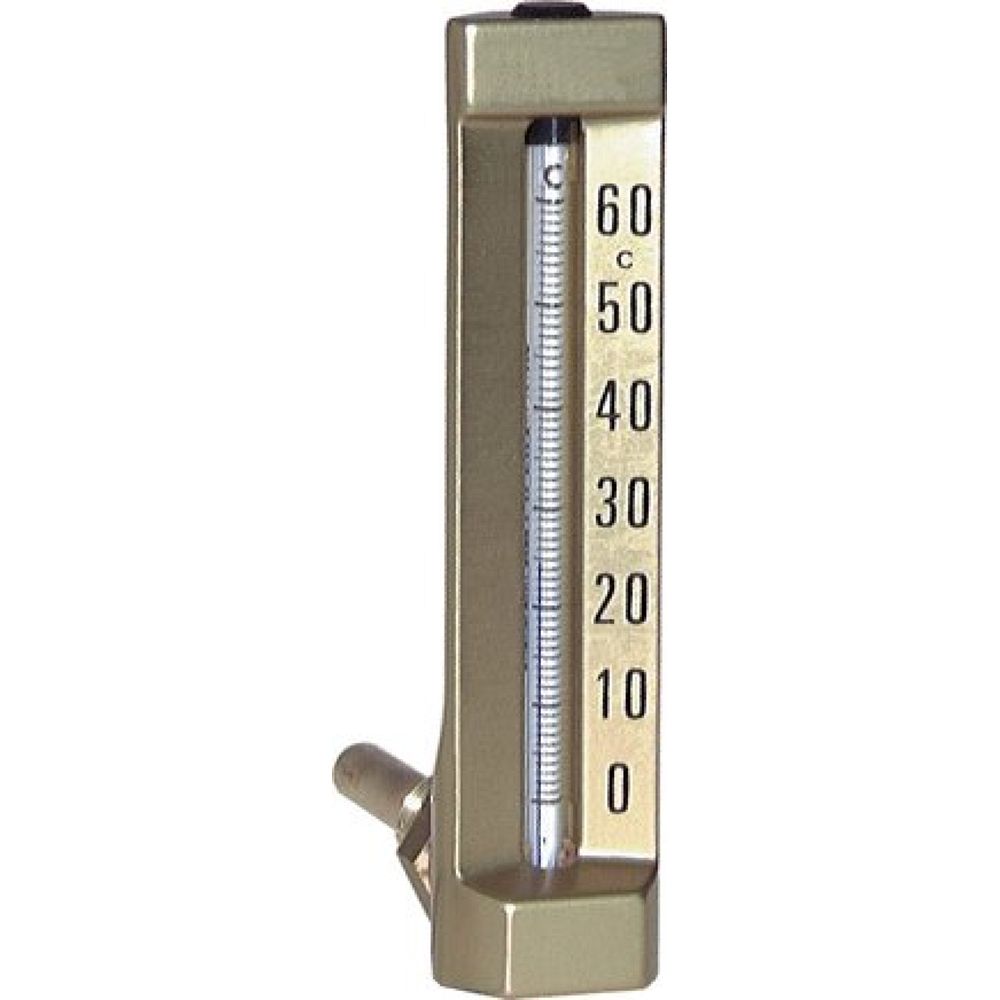 SITW 120200160 Maschinenthermometer (200mm) waagerecht/0 bis +120°C/160mm