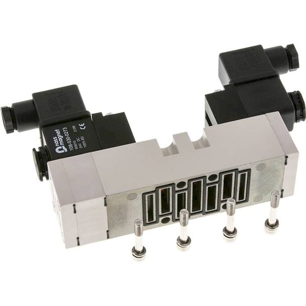 YPC SIV433 IPSC-A2. ISO-Ventil (Größe 1), 5/3-Wege, Mittelstellung geschlossen, 230 V AC