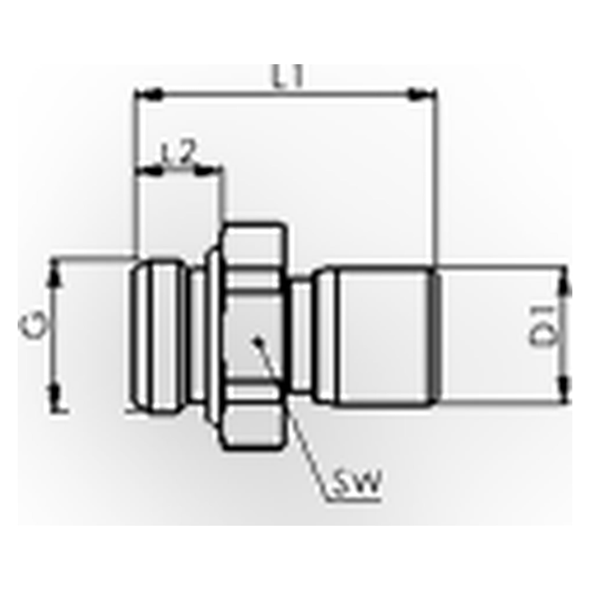 Straight push-in fitting »NonPlusUltra«, G3/8, Ø 8, PU10 - Riegler 130882