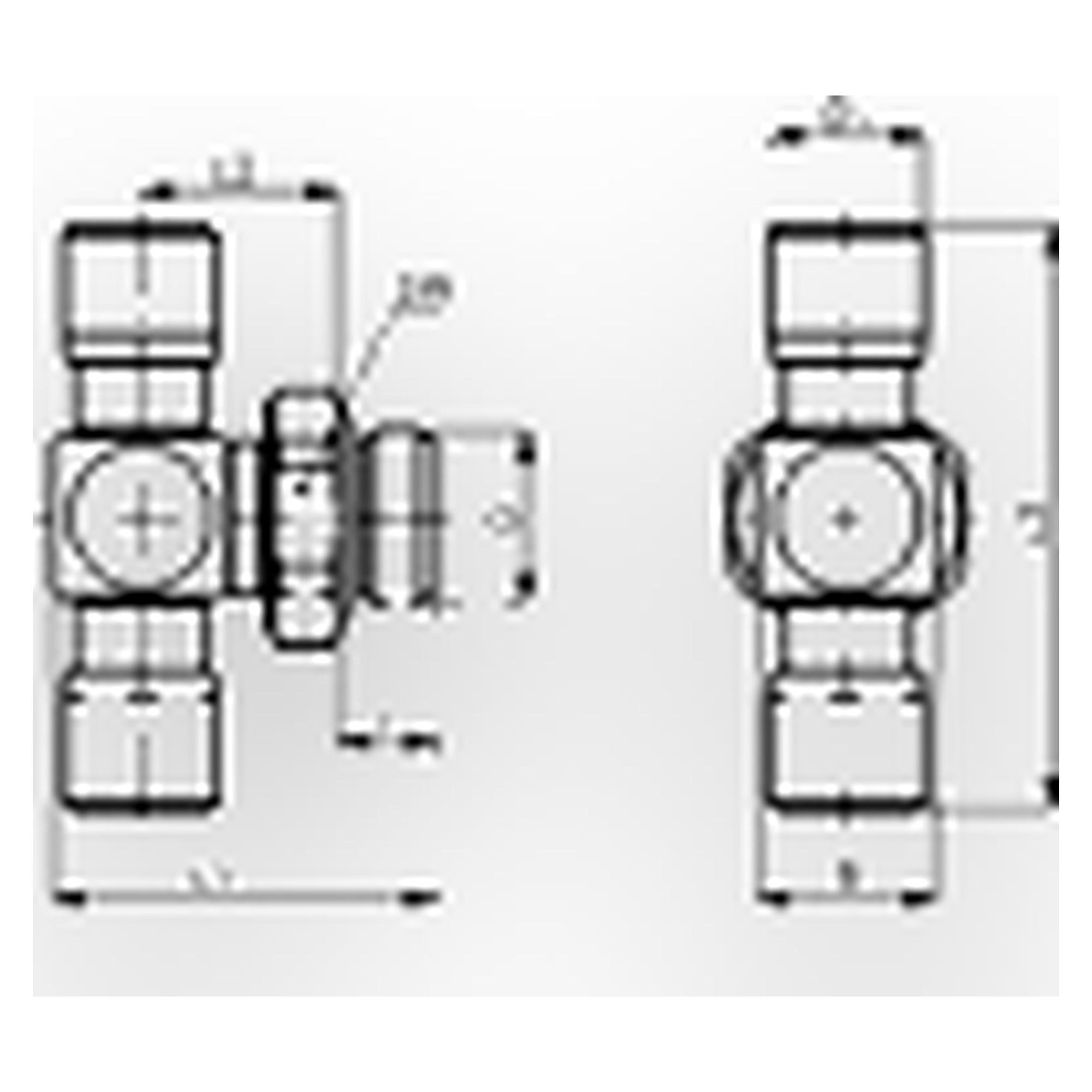 T-Steckverschraubung »NonPlusUltra«, drehb., M5, Ø 4mm, VPE10 - Riegler 131474