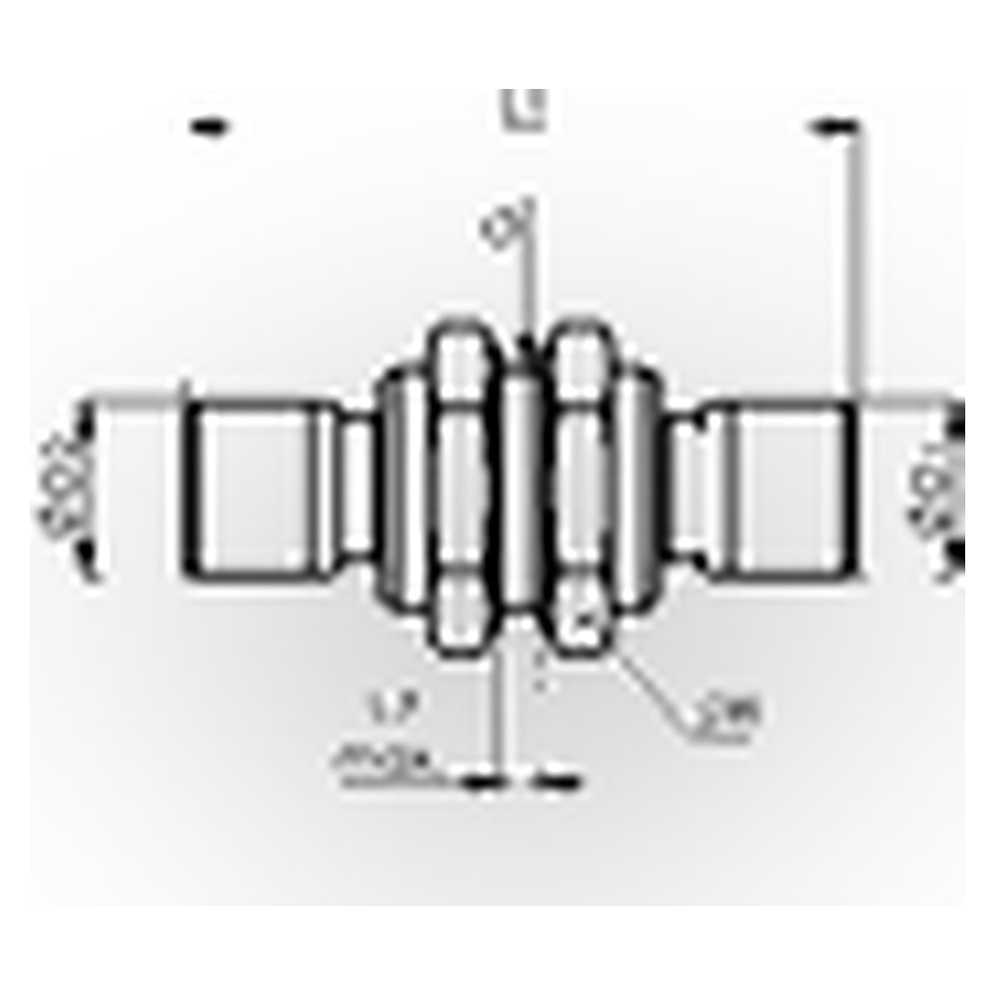 Gerade Schott-Steckverb. »NonPlusUltra«, red., Ø 10/8 mm, VPE 10 - Riegler 131998
