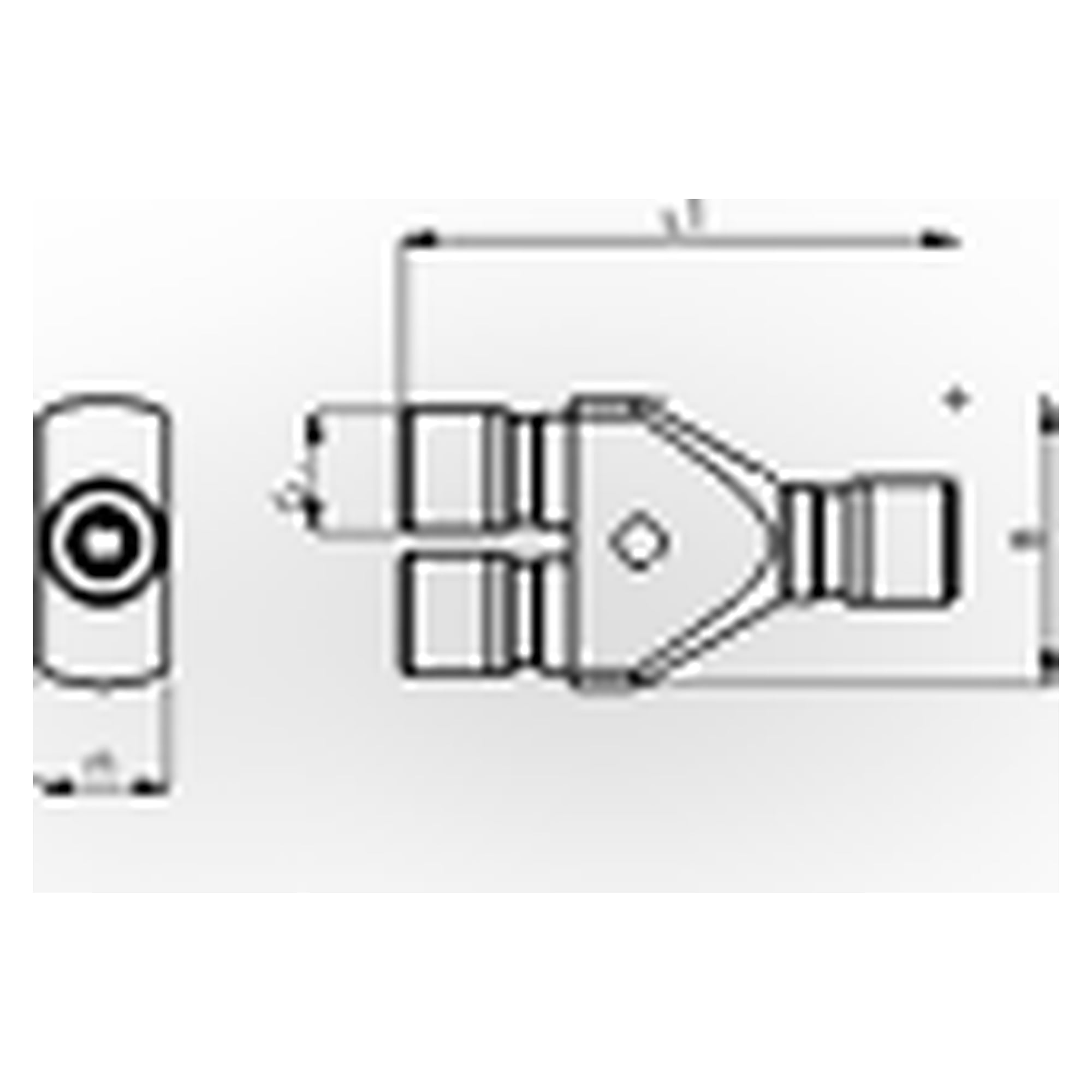 Push-in connector Y type »NonPlusUltra«, Ø 6 mm, PU 10 - Riegler 132111