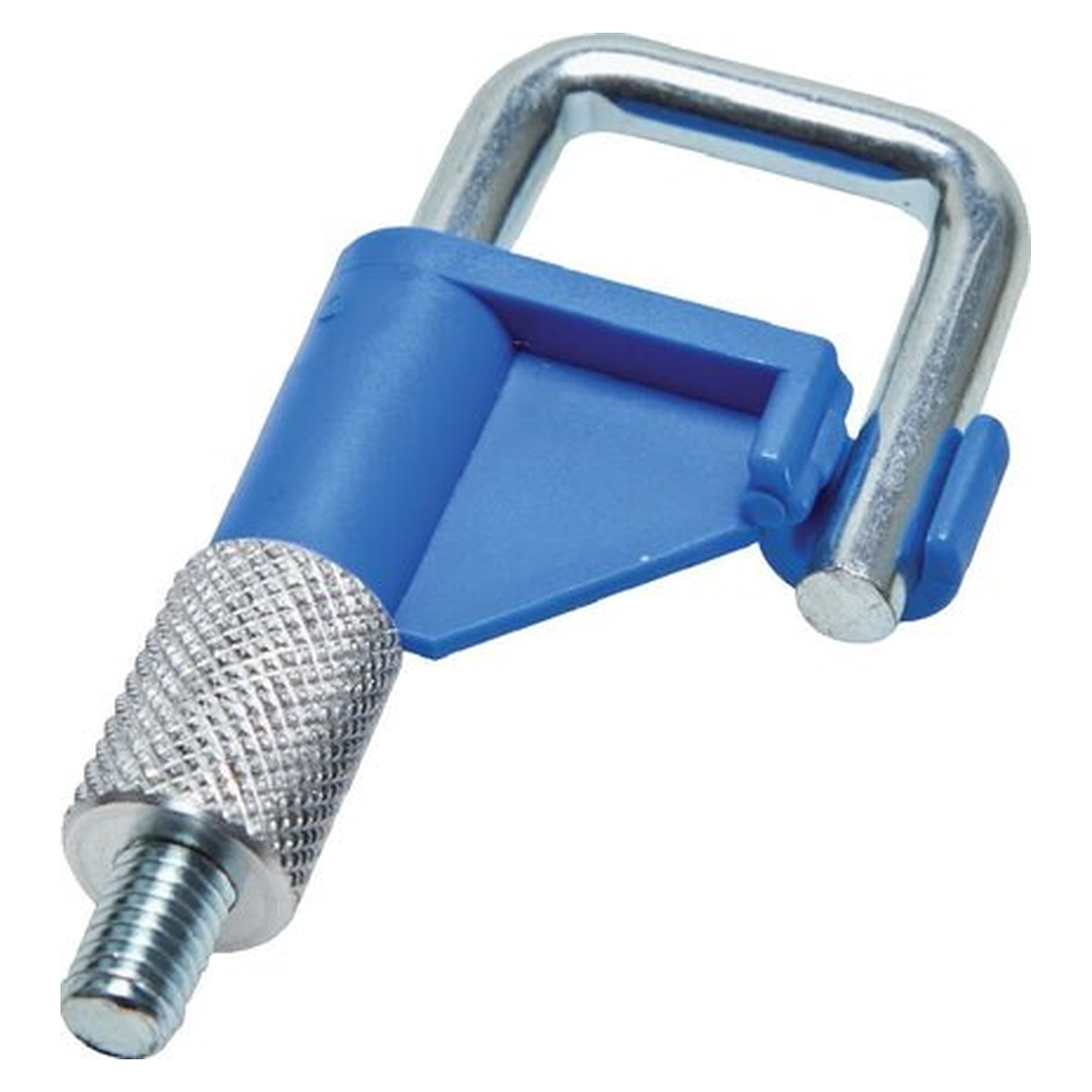 Hose clamp, 2 - 15 mm, blue, PVDF, for industrial pipework, industrial valve