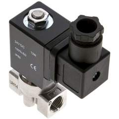 E.MC SLP-14-ES-24V. 2/2-way solenoid valve G 1/4", closed (NC) without power,24V DC Eco