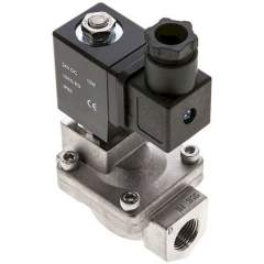 E.MC SLP-38-ES-230V. 2/2-way solenoid valve G 3/8", closed (NC) without power,230V AC Eco