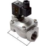 E.MC SLP-114-ES-24V. 2/2-way solenoid valve G 1-1/4", closed (NC) without power,24V DC Eco