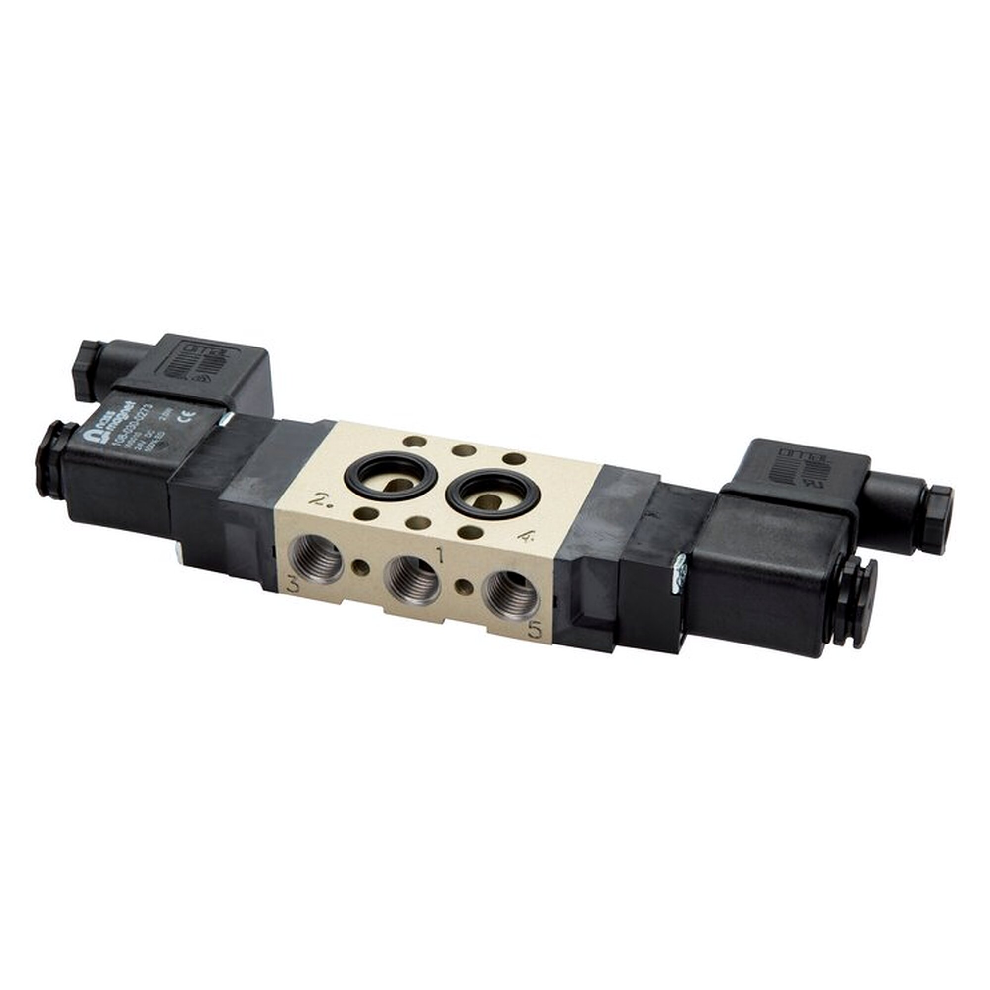 NAMUR solenoid valve, 5/2-way impulse valve (bistable), G 1/4", 230 V AC, 1000