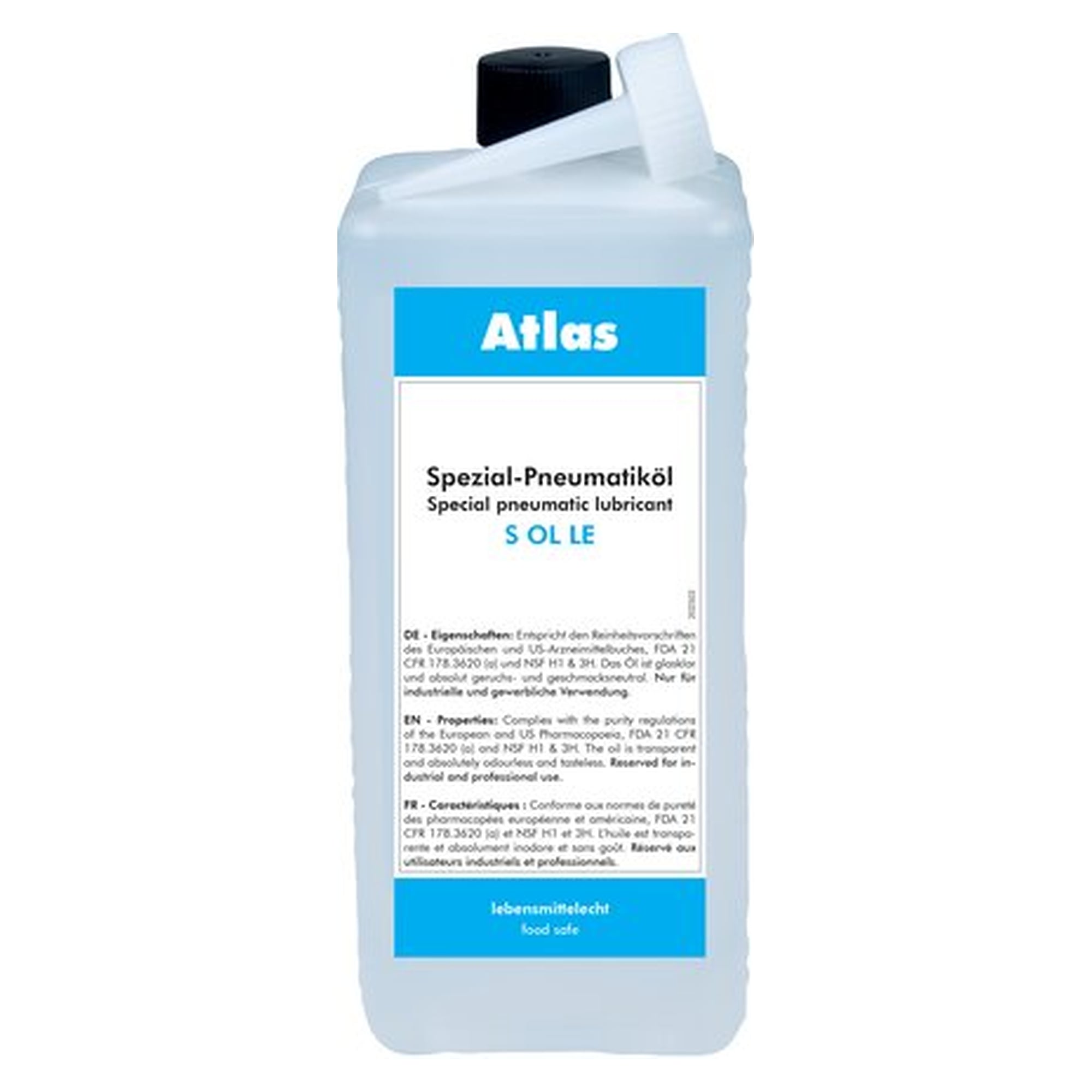 Accessory for compressed air equipment, container 20 l Kanister (DIN 61)