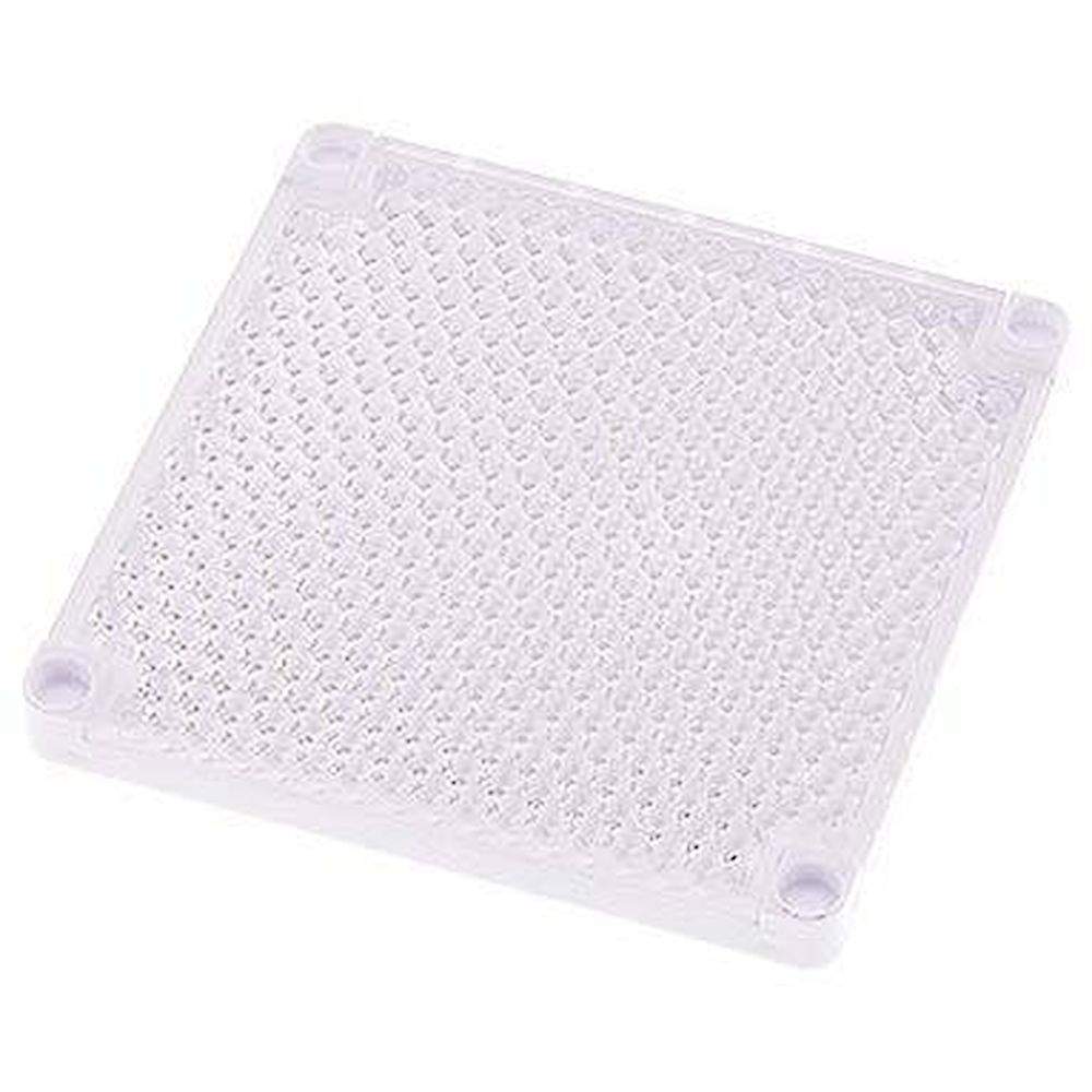 Reflector, rectangular, 85 x 85mm, 4 boreholes Ø 3.5 (diagonal 77 x 77)