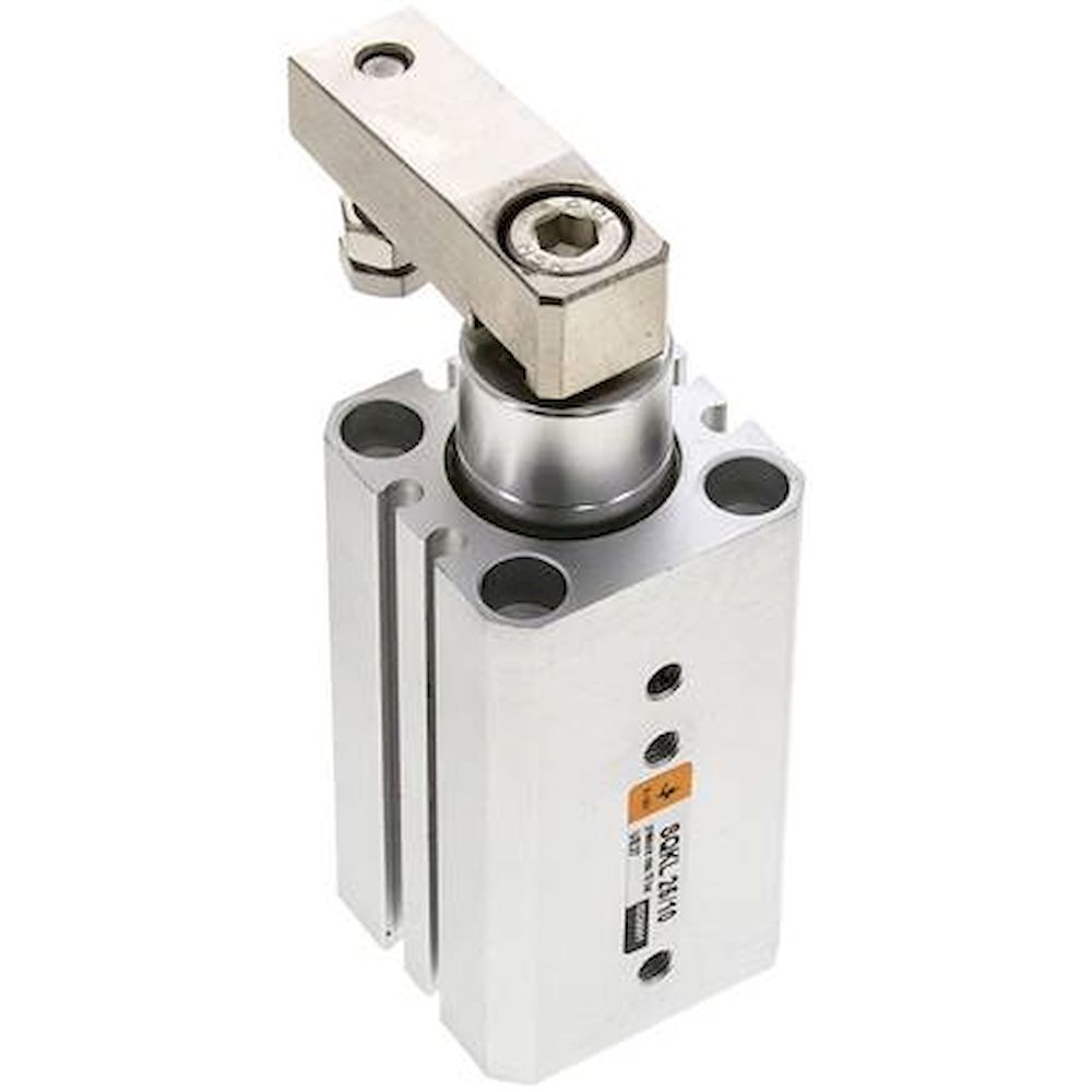 EMC SQKL 25/10. Swivel clamps / clamping cylinder 25 mm, clamping stroke 10mm left turning (turns counter-clockwis