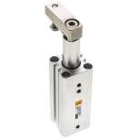 EMC SQKR 20/30. Swivel clamps / clamping cylinder 20 mm, clamping stroke 30mm right turning (turns clockwise at te