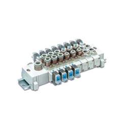 SMC SS5Y3-60-08B-Q. SS5Y3-60, Serie 3000 Mehrfachanschlussplatte Kassettenversion, Rohrversion