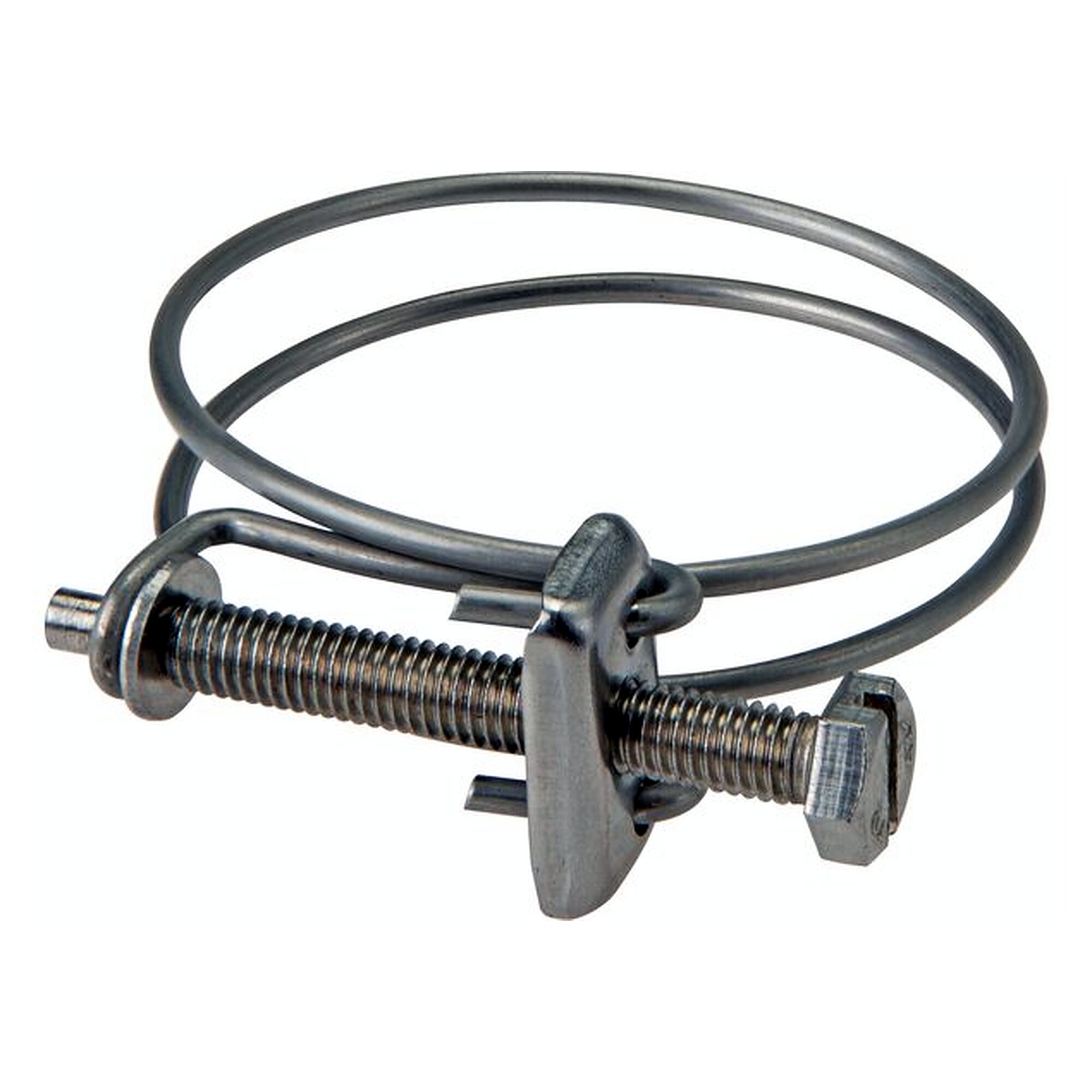 Wire hose clamp 257 - 270mm, 1.4301, clamping range diameter 257 - 270 mm