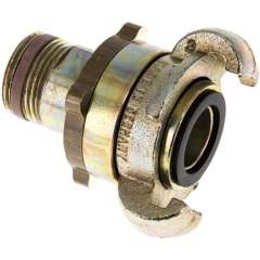 Sicherheits-Kompressorkuppl. G 3/4"(AG), Temperguss verzinkt