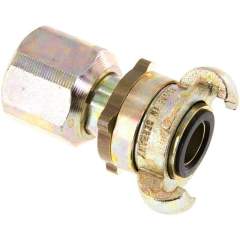 Sicherheits-Kompressorkuppl. G 1"(IG), Temperguss verzinkt