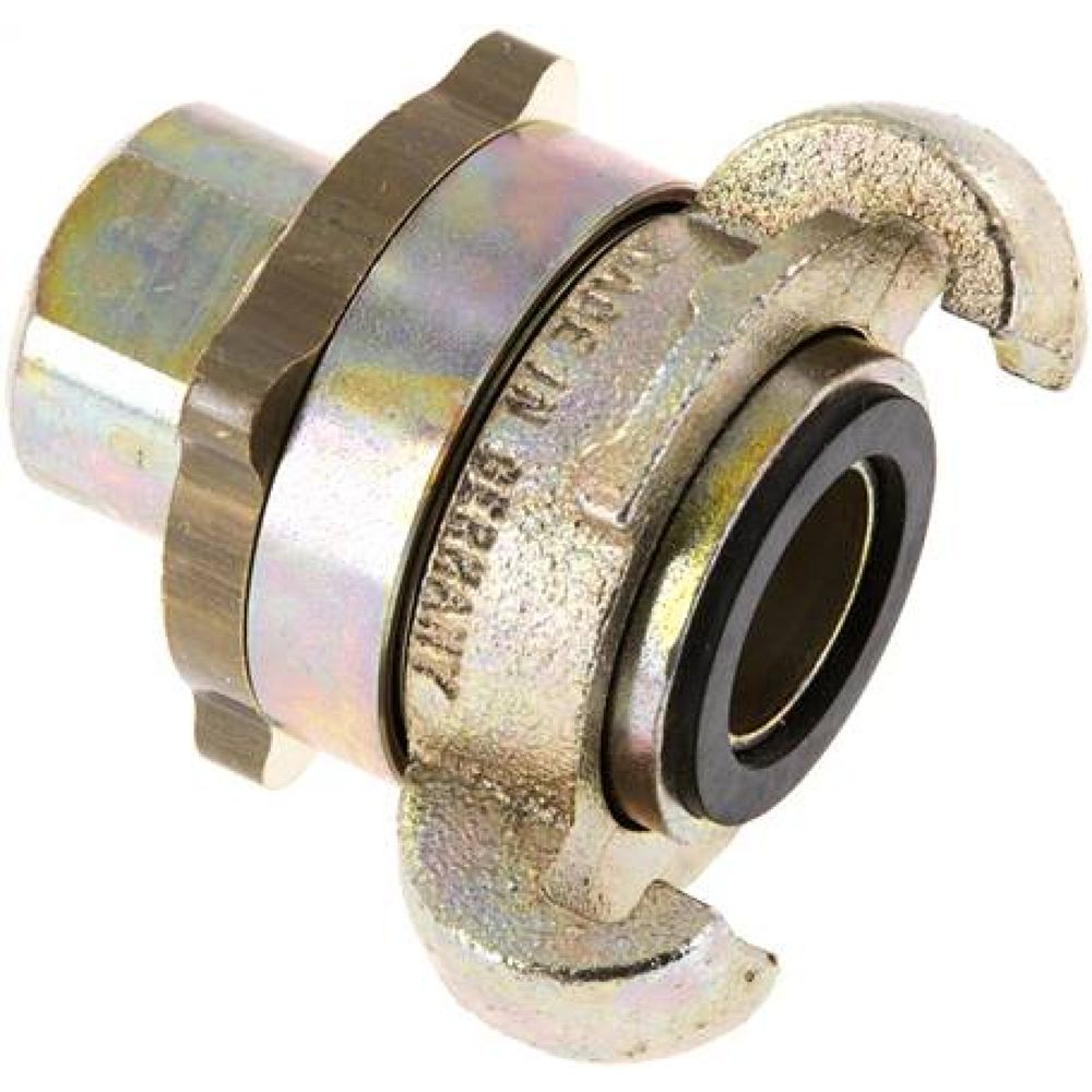 Sicherheits-Kompressorkuppl. G 3/8"(IG), Temperguss verzinkt