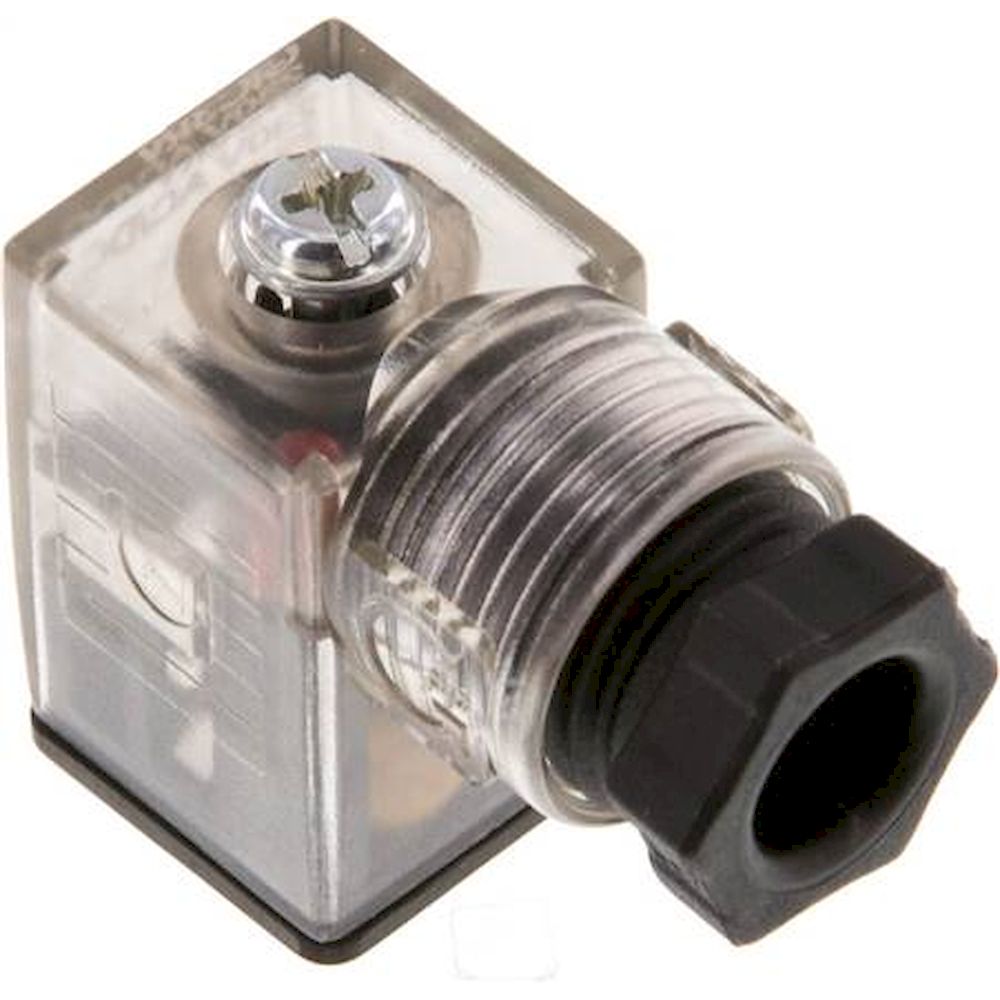 ST 00 LED 230V. LED-Stecker Größe 0 (Industrienorm C), 230 V AC