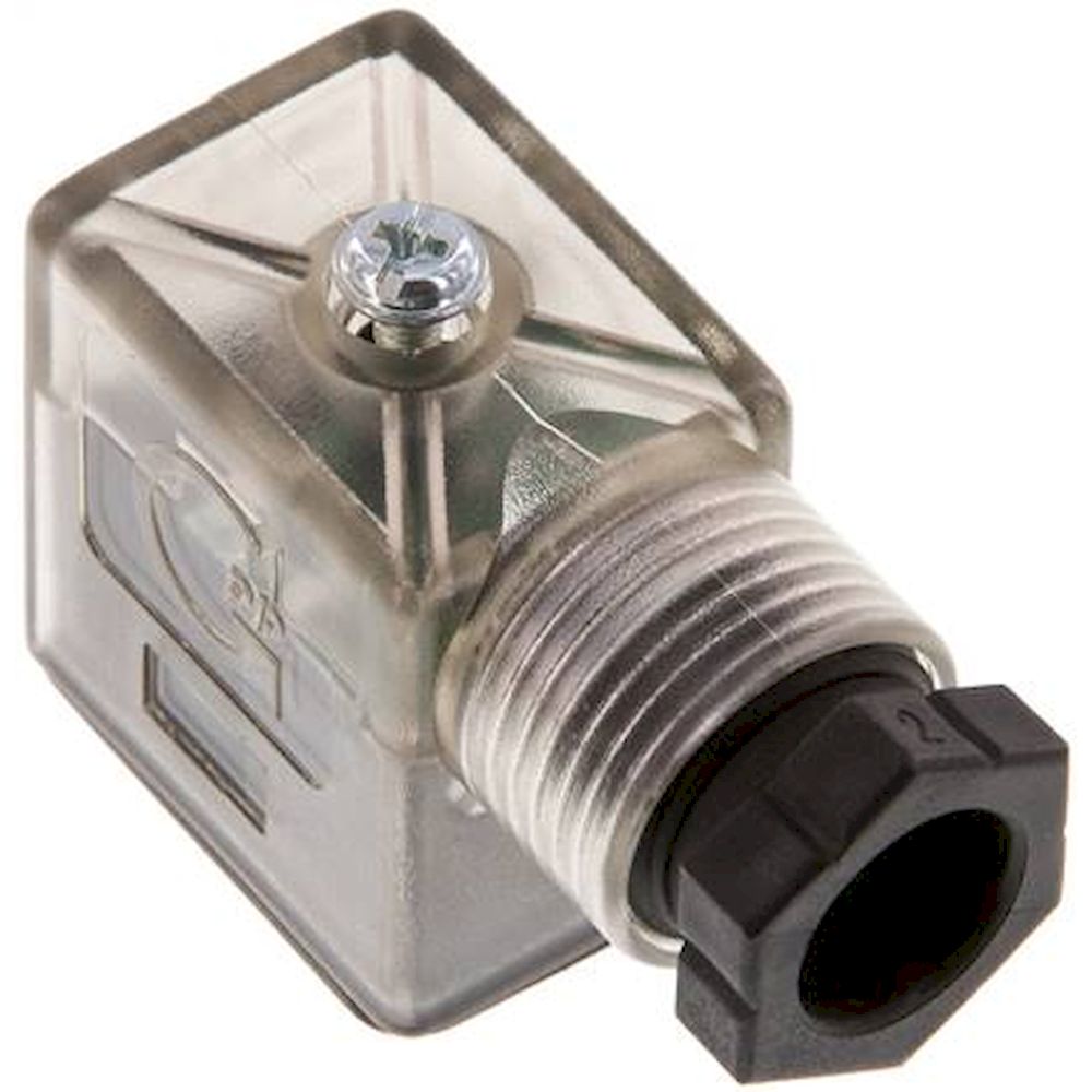 ST 01 LED 24V. LED-Stecker Größe 1 (Industrienorm B), 24 V AC/DC