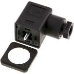 ST-03-H. Plug size 3 (DIN/EN-A), black