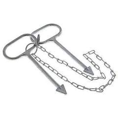 Schachthaken mit Kette