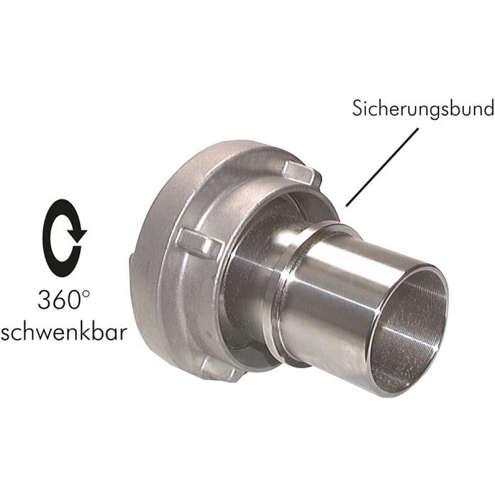 Storz-Kupplung 52-C, 32 (1-1/4")mm Schlauch, 1.4581