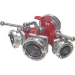 Storz-Verteiler 75-B -> 52-C & 75-B & 52-C, Kugelabsperrung