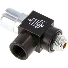 STOP-18. Pilot operated check valve without manual emergency operation, G 1/8" (female thread / male thread)