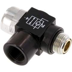 STOP-38. Pilot operated check valve without manual emergency operation, G 3/8" (female thread / male thread)