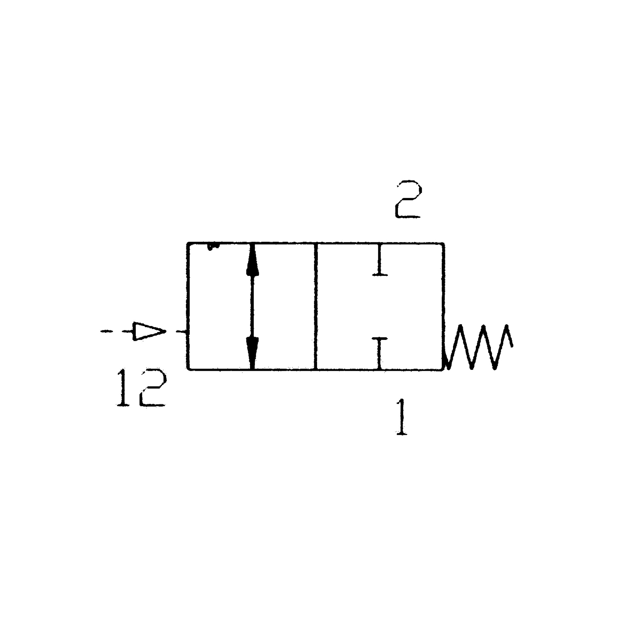 Stoppventil pneumatisch betätigt, G 3/8, G 3/8 i., G 1/8 i. - Riegler 107063