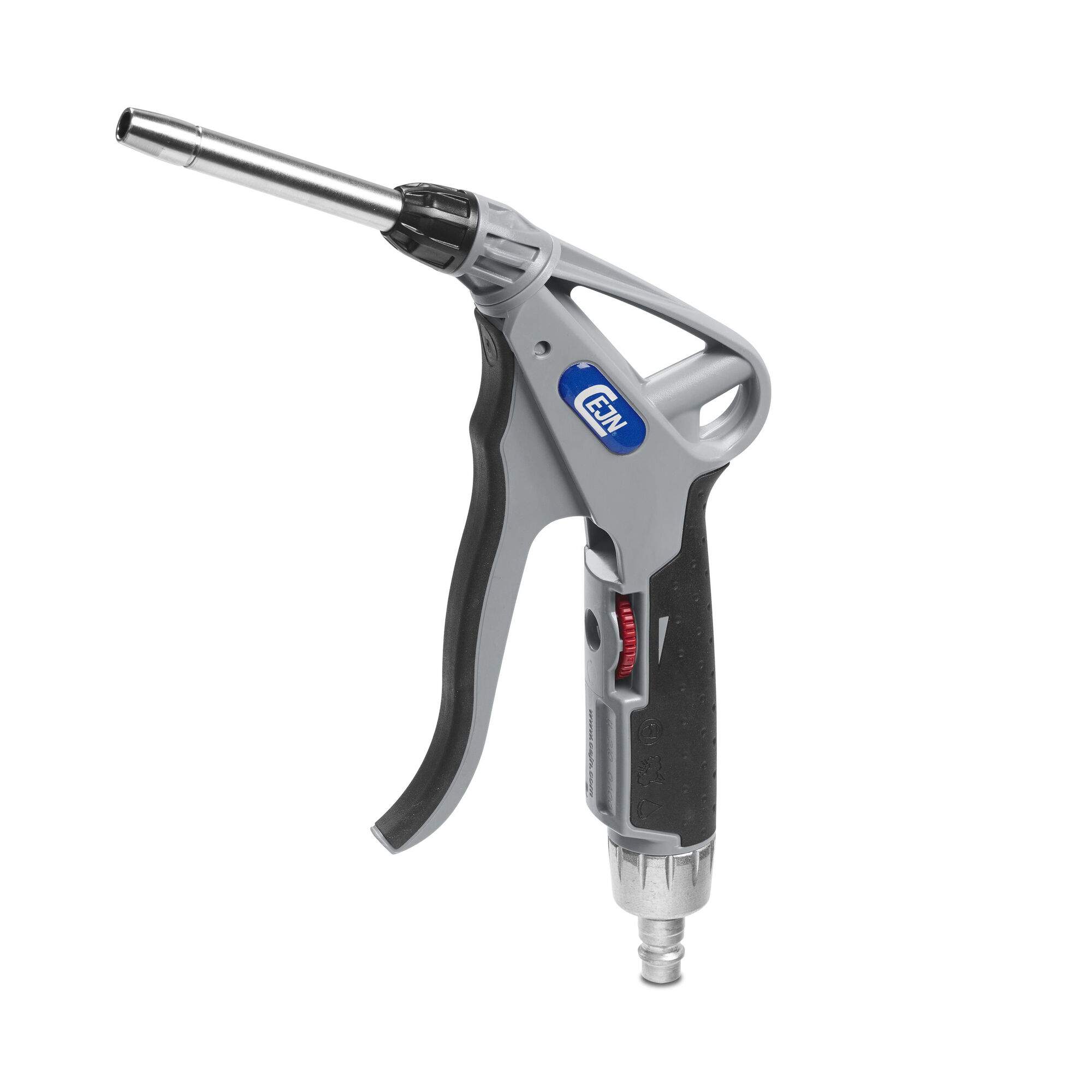 MultiFLOW blow gun, straight tube 90 mm, NPT 1/4" (fem), plastic and aluminum - Cejn 112100150