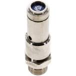 SV 12 10-5 MSV TÜV-Sicherheitsventil G 1/2" (DN10), 5,00 bar, Messing vernickelt