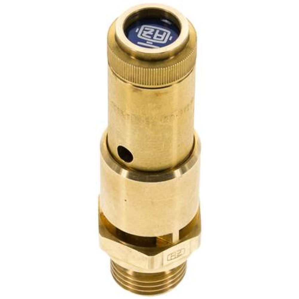 SV 12 10-6 MS TÜV-Sicherheitsventil G 1/2" (DN10), 6,00 bar, Messing