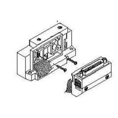 SMC SV2000-51D1-34AR-C10. Endplatte D-Seite