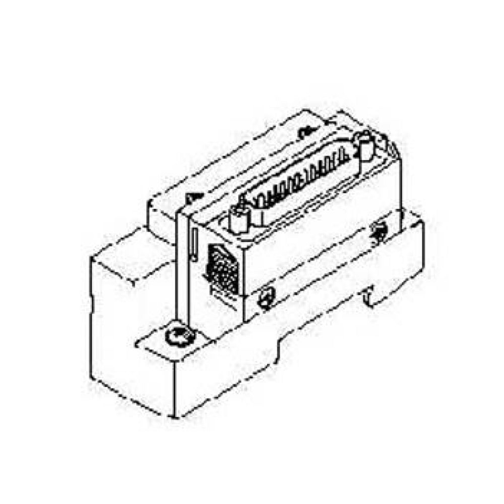 SMC SV2000-51D1-33A-00. Endplatte D-Seite