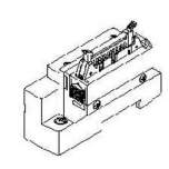 SMC SV2000-51D2-34A-00. Endplatte D-Seite