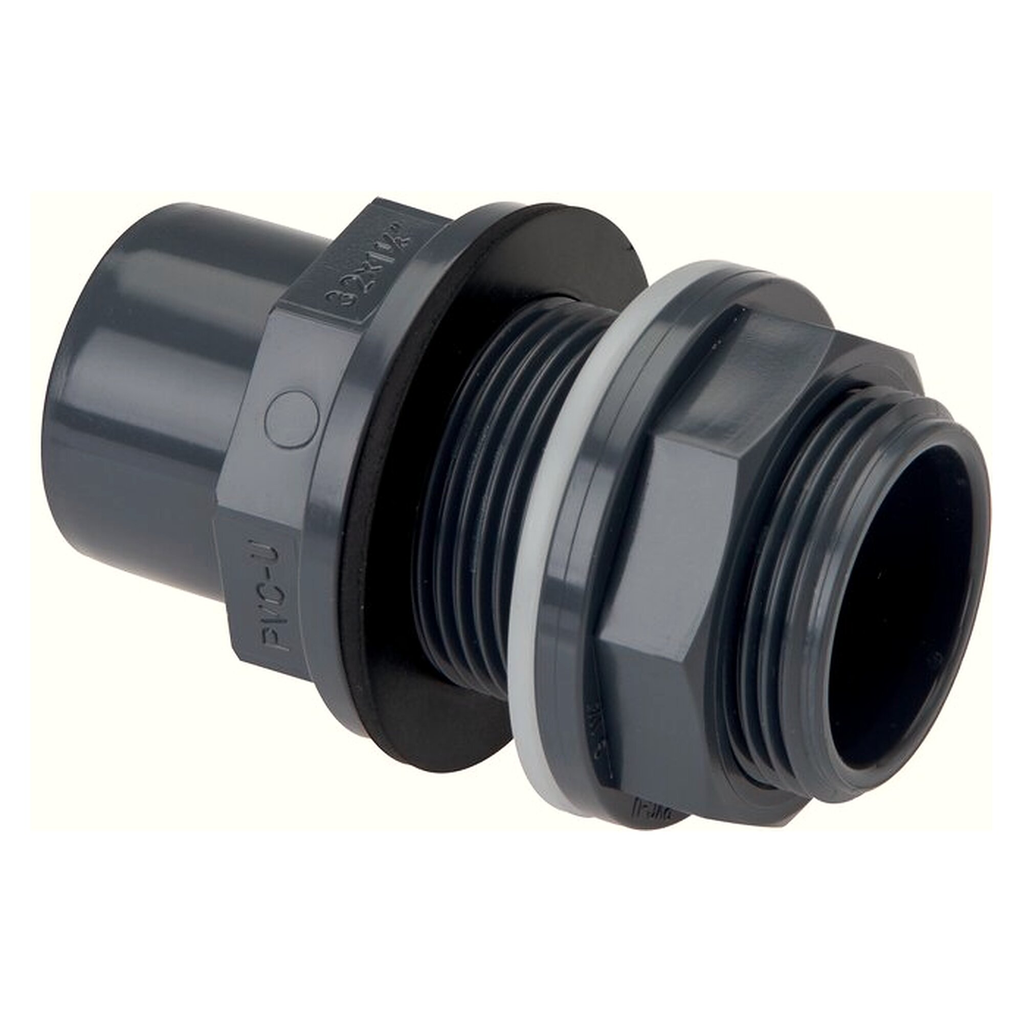 Klebe-Schottverschraubung 32x40mm, G 1-1/4" Außengewinde, Außendurchmesser D 40 mm