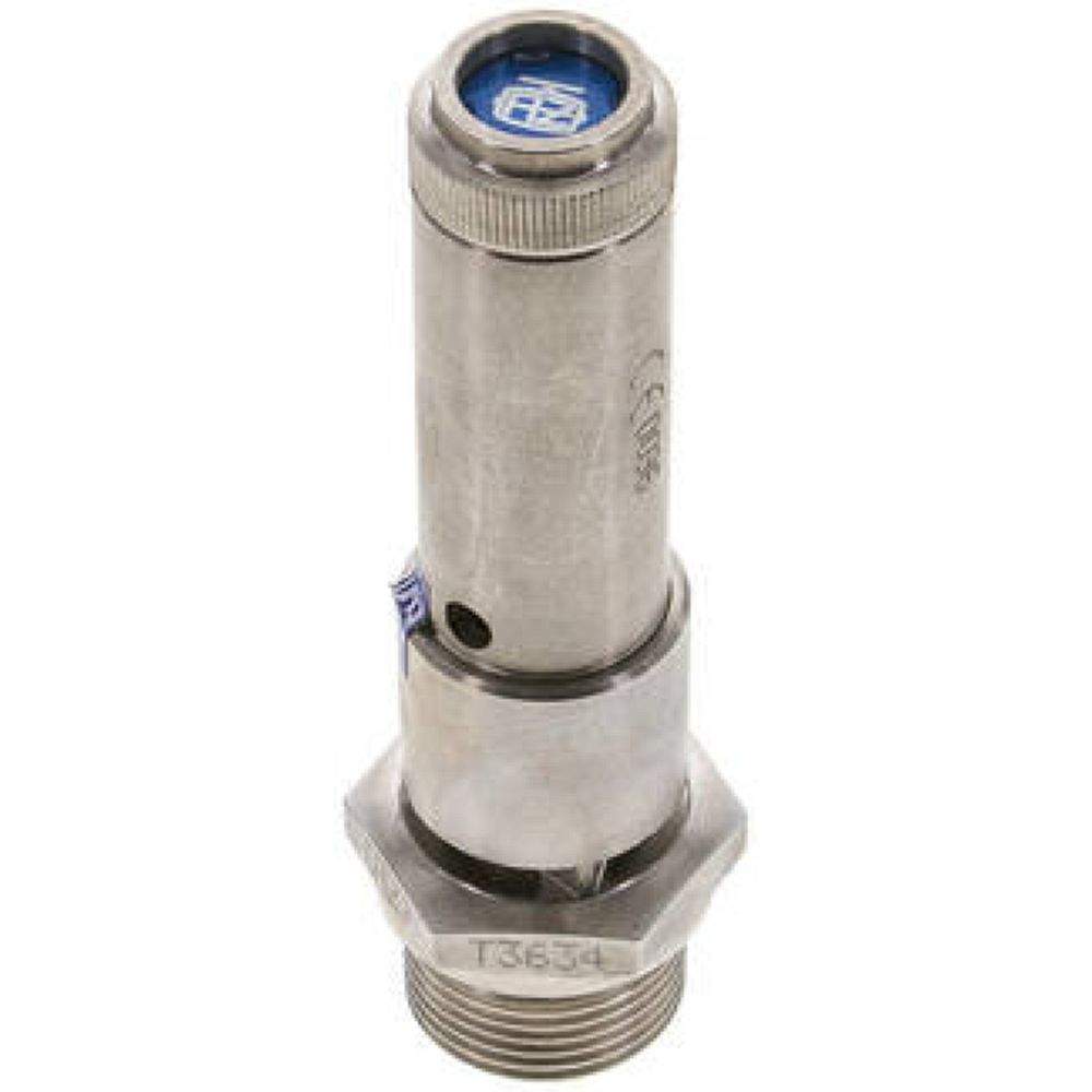 SV 34 10-12 ES TÜV-Sicherheitsventil G 3/4" (DN10), 12,00 bar, 1.4571