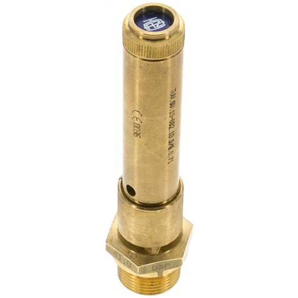 SV 34 10-48 MS TÜV-Sicherheitsventil G 3/4" (DN10), 48,00 bar, Messing