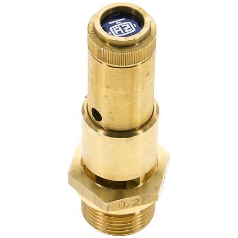 SV 34 10-7,1 MS TÜV-Sicherheitsventil G 3/4" (DN10), 7,10 bar, Messing