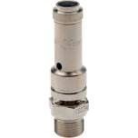 SV 38 8-11 MSV TÜV-Sicherheitsventil G 3/8" (DN8), 11,00 bar, Messing vernickelt