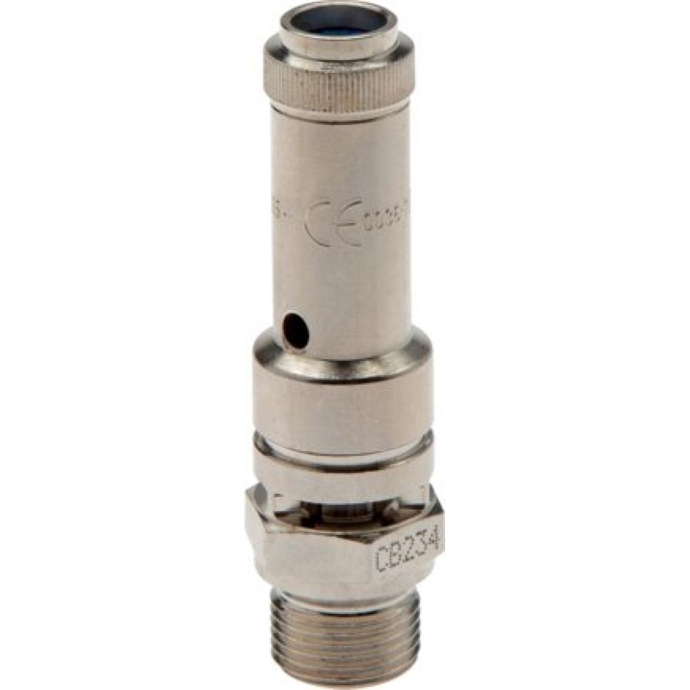 SV 12 8-16 MSV TÜV-Sicherheitsventil G 1/2" (DN8), 16,00 bar, Messing vernickelt