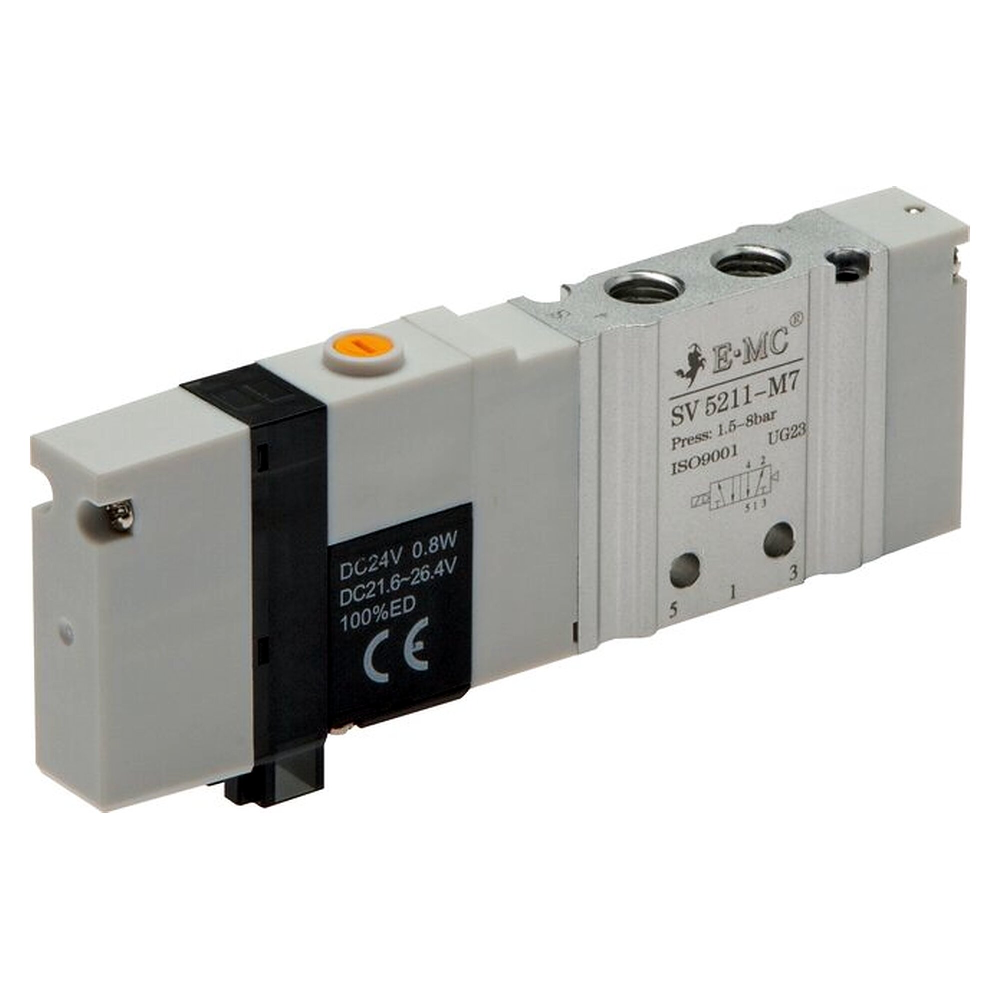 Replacement seal for valve mounting, Replacement seal incl. screws for valve mounting, 24 V DC