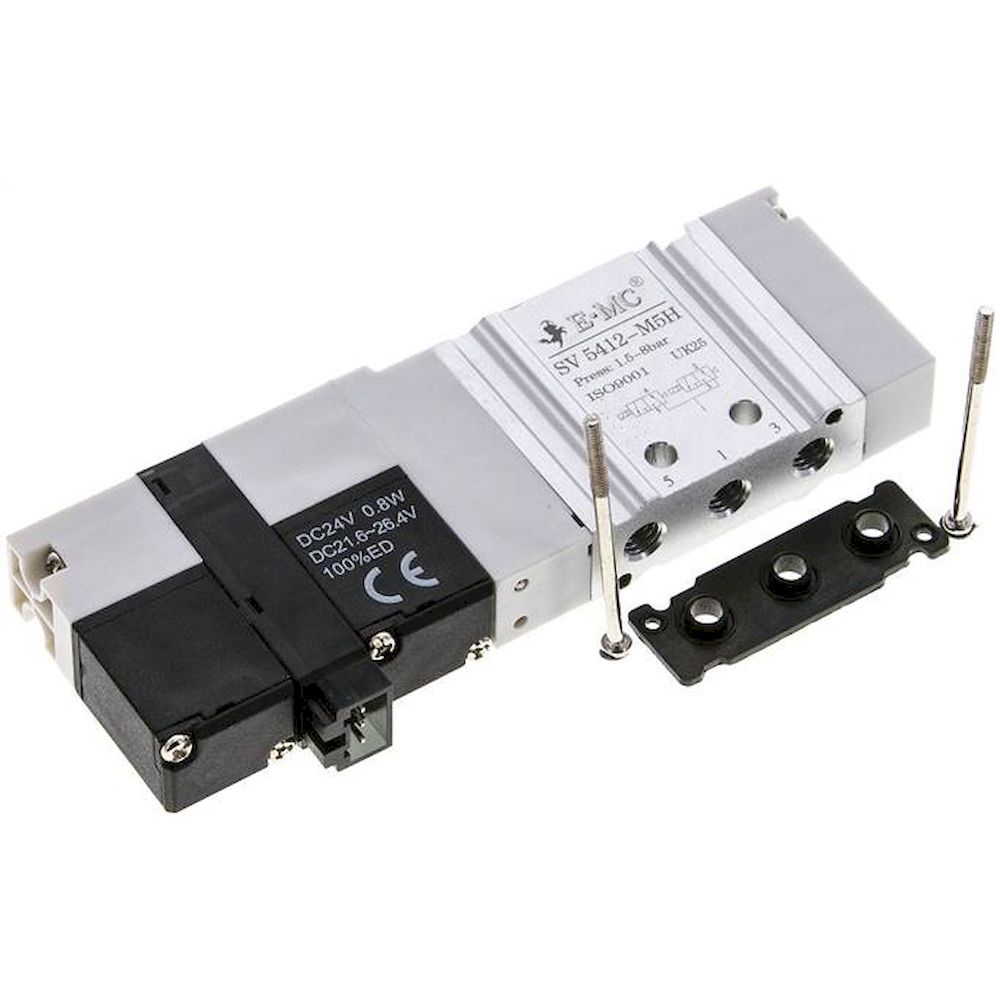 E.MC SV 5412-M5H. Magnetventil für S1V, 2x 3/2-Wege (NO/NO)